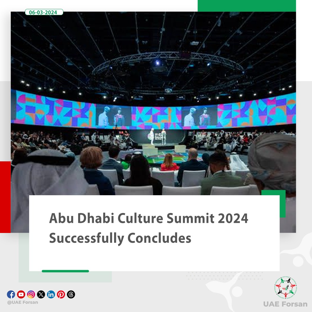 Abu Dhabi Culture Summit 2024 Successfully Concludes 
#CultureSummitAD2024 #InAbuDhabi #UAE 
#القمة_الثقافية_أبوظبي2024 
@CultureSummitAD 
@dctabudhabi