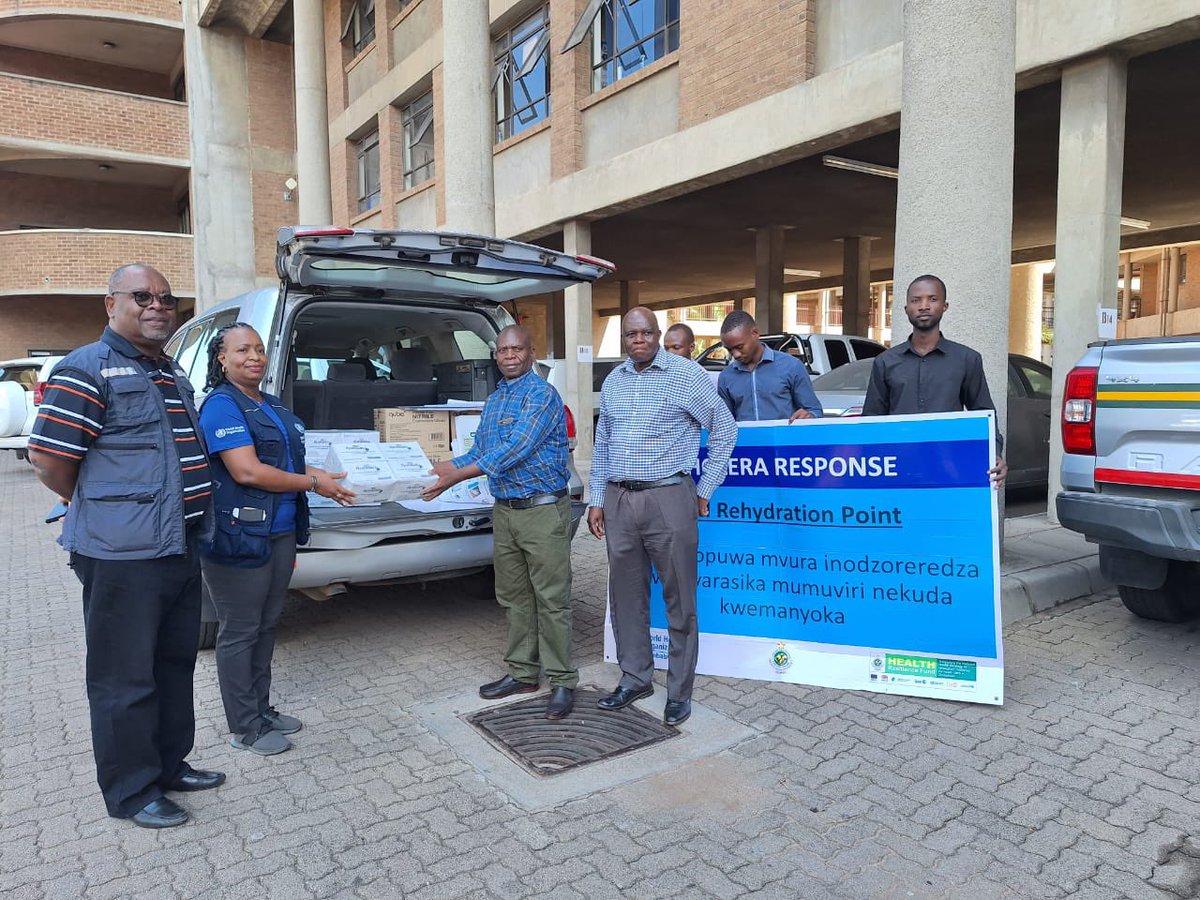 In briefing meetings with authorities for field assessments and supportive supervision on the cholera preparedness and response by City of Bulawayo by <a href="/WHO_Zimbabwe/">WHO Zimbabwe</a> led by <a href="/dangou_jean/">DANGOU Jean-Marie</a> with <a href="/MoHCCZim/">Ministry of HealthZW</a>