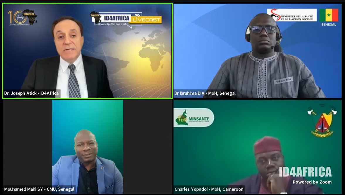 Digitalizing health in Africa Senegal and Cameroon discuss their motivations, strategic plans, and where they are in the planning cycle. With Dr. I. Dia of @sante_gouv_sn , M. M. Sy of @acmu_senegal , C. Yopndoi of @MinsanteCMR Watch here: youtube.com/watch?v=aLa3CE…