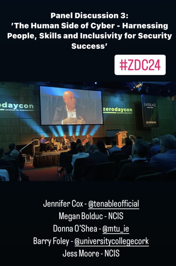 #ZDC24 #OTSecurity 

Panel Discussion 3: The human side of cyber – harnessing, people, skills and inclusivity for security success.