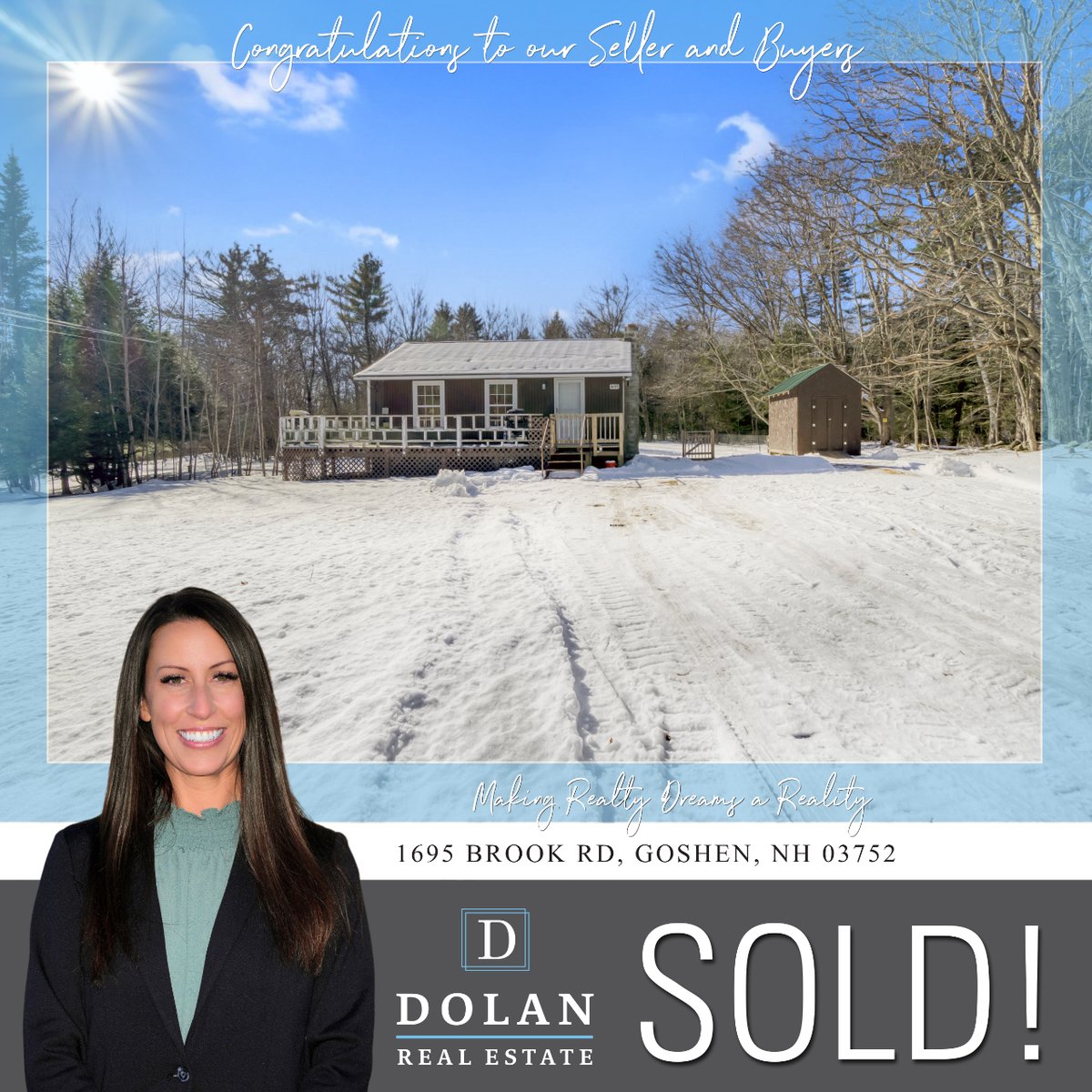 dolan_re's tweet photo. #SOLD Congratulations to our Seller and Buyer of this great property in Goshen! Congratulations, Sarah! More to come! #rollins #buywithus #sellwithus #dolanrealestate #goshen https://t.co/18vYk1ksG7