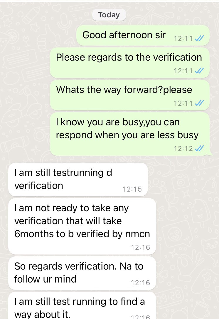 The nmcn verification from those working there is still 6 months that itwill take,everyone should hold on no Fasttrack for now. “Notonmcnverification”.
