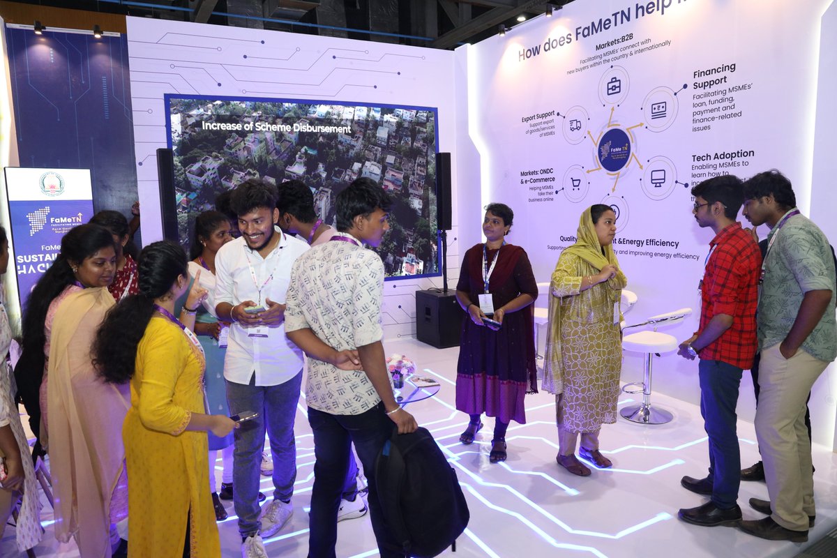 Umagine 2024 - Empowering innovation for TN's sustainable future. Information Technology and Digital Services Department, Govt of Tamil Nadu organised #Umagine 2024, an exhibition for #technology, #innovation, and #sustainability at the Chennai Trade Centre on 23rd and 24th