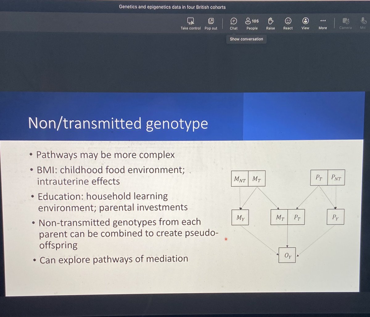 Great webinar on the genetic &amp; #epigenetic data freely available in UK National cohort studies