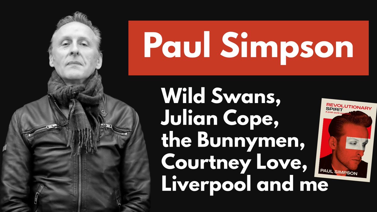 HIYA. One of the best music books I've read so far this year is by Paul Simpson. He has some story. I spoke to him for the podcast - audio on the podcast feed soon, but for now, here's our conversation in video form youtube.com/watch?v=uYQJds…