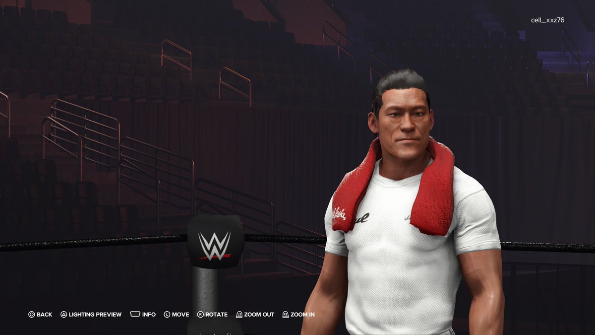 rlll_p's tweet image. A uploaded a more accurate attire and changed his entrance

Out now on cc 

#WWE2K24 #inoki