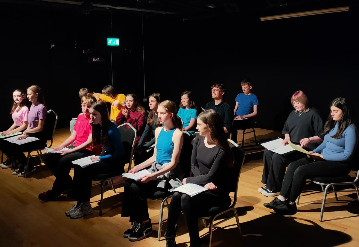 The Guild of Players Youth Theatre presents Orchestra by Charlie Josephine for National Theatre Connections. 🎻

👉 How do you protect the joy of the process whilst also wanting to be the best?

Book your tickets now ⭐️ 
theatreroyaldumfries.co.uk/whats-on/orche…