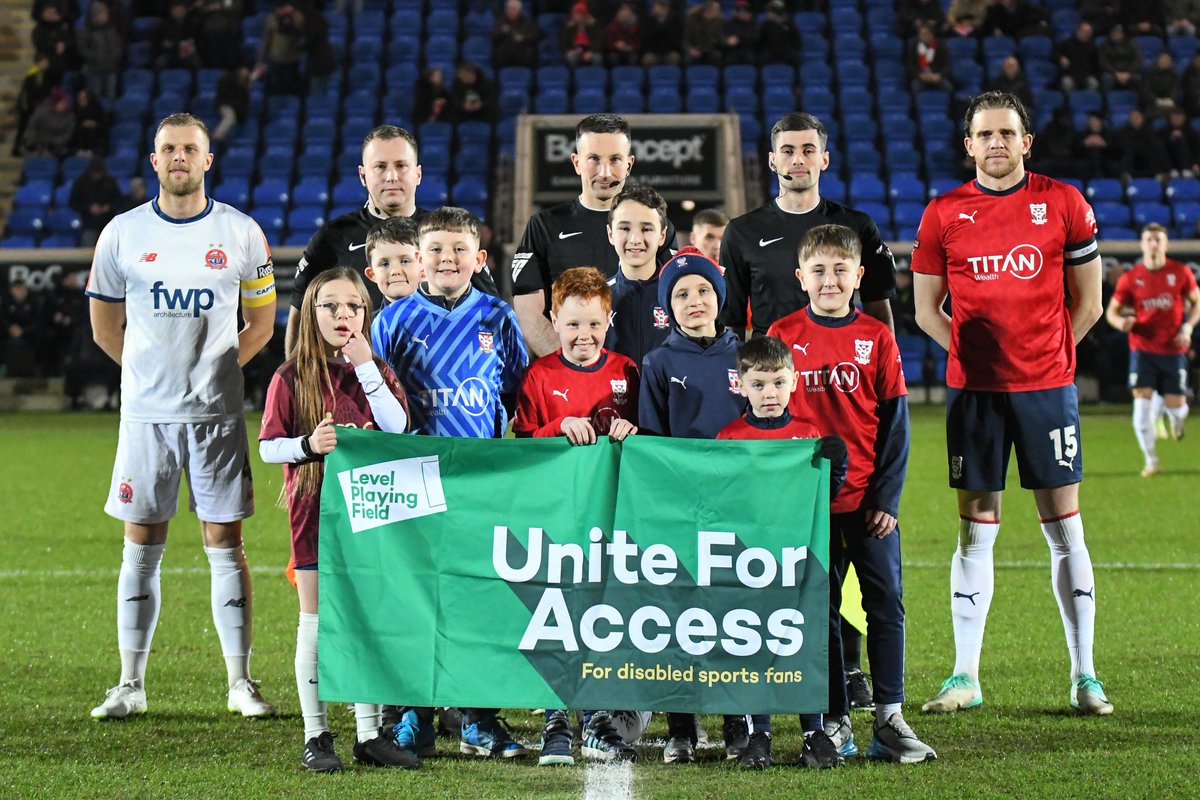 YorkCityFC's tweet image. #UniteForAccess.

#YCFC 🔴🔵 | @lpftweets