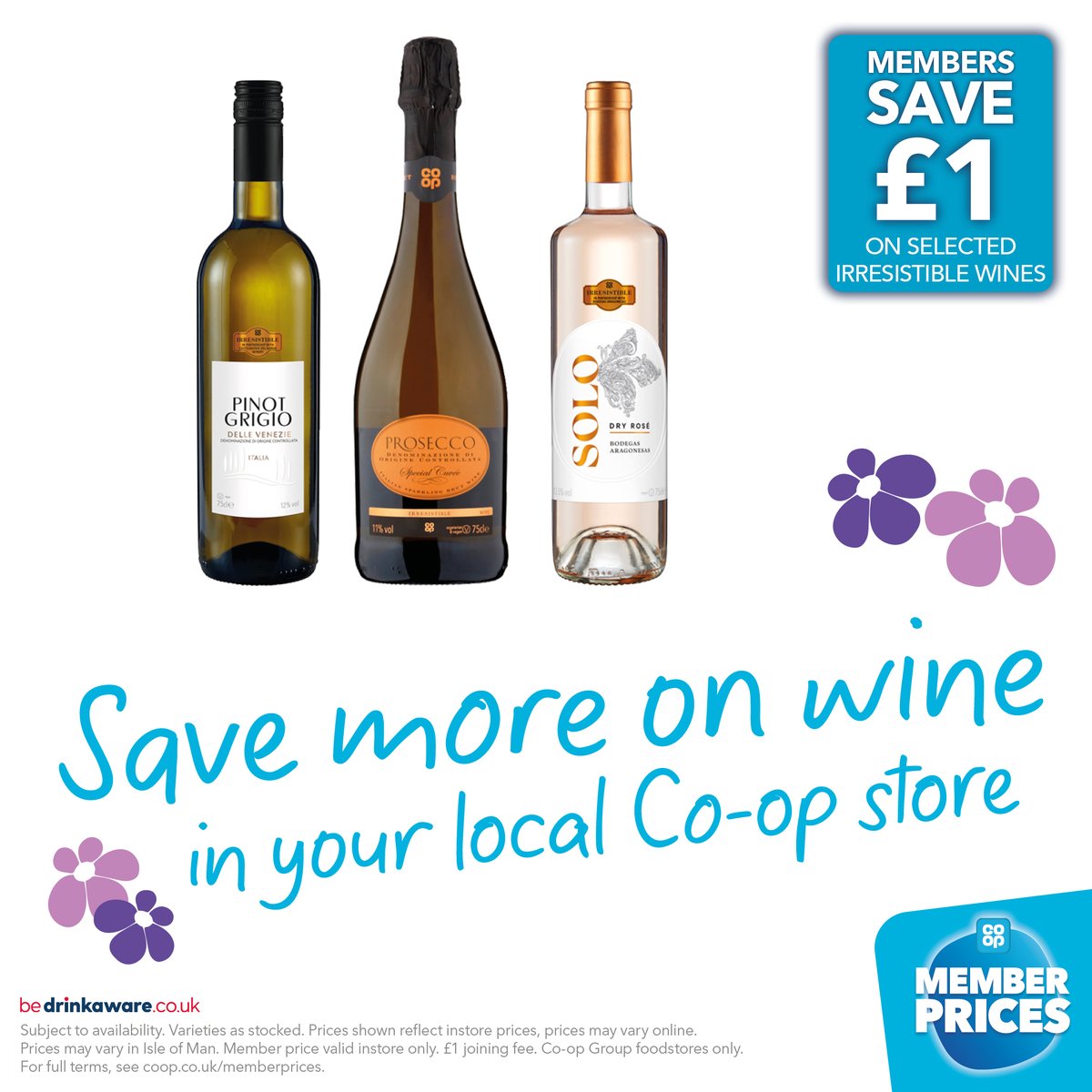 Co-op Members save more on Irresistible wines this Mother's Day 🍷
Find this deal in your local <a href="/coopuk/">Co-op</a> store 

Not yet a Member? Sign up today 👉 coop.co.uk/Membership