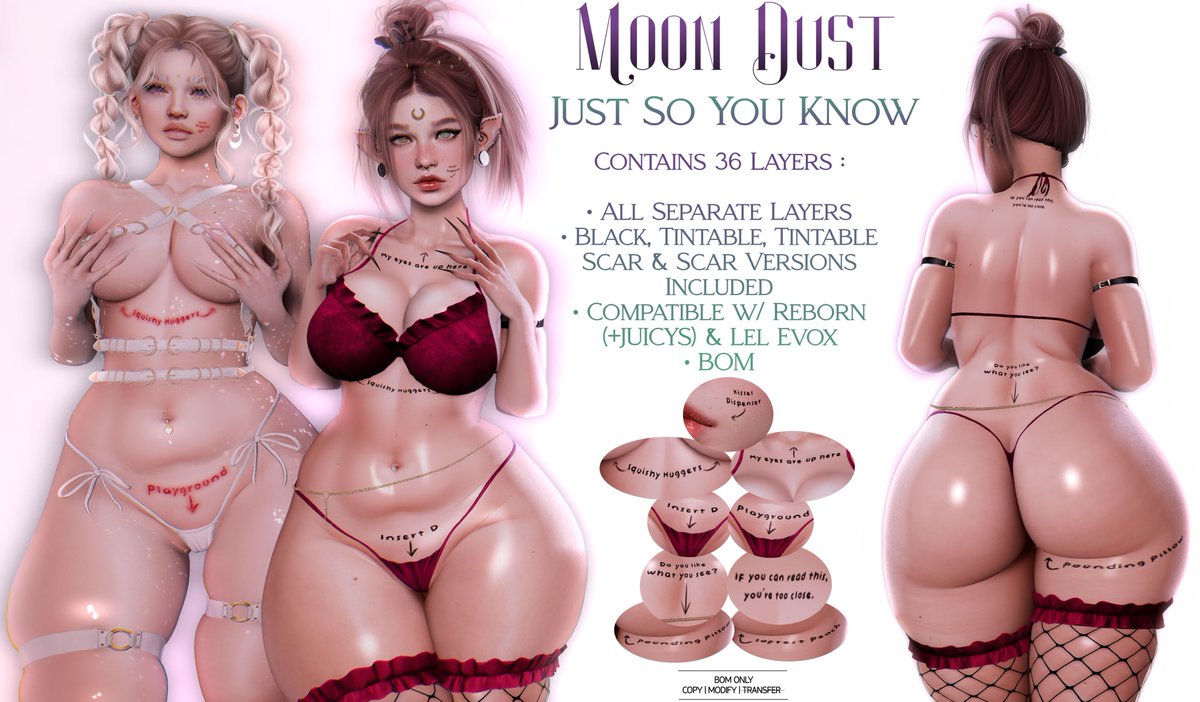 ChachouPrinces2's tweet photo. Moon Dust - Just So You Know
Available @Bumbum Event !
Taxi : https://t.co/hWrFLBc8ZA
More Infos Here ♥ :
https://t.co/14fjv0qLrV
#sl #seconflife #bumbum #event #moondust https://t.co/ez51bbZqN6