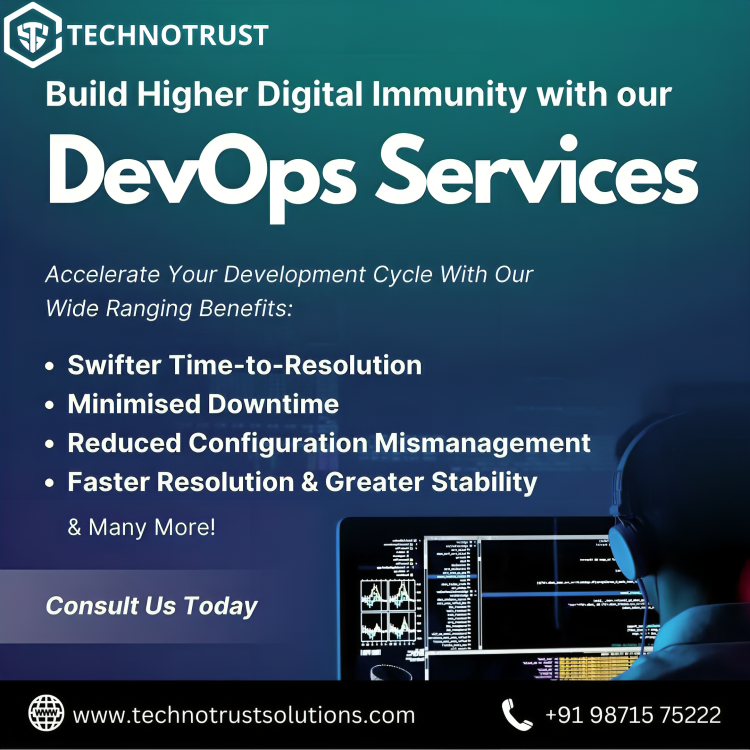 TechnotrustS's tweet photo. Leverage our DevOps services for accelerated life-cycle development of your digital product that guarantees reliability from start to finish. 
.
.
.
#DevOps #DigitalProduct #LifecycleDevelopment #Reliability #AcceleratedDevelopment #TechServices #SoftwareDevelopment https://t.co/GmpGiJSqeJ