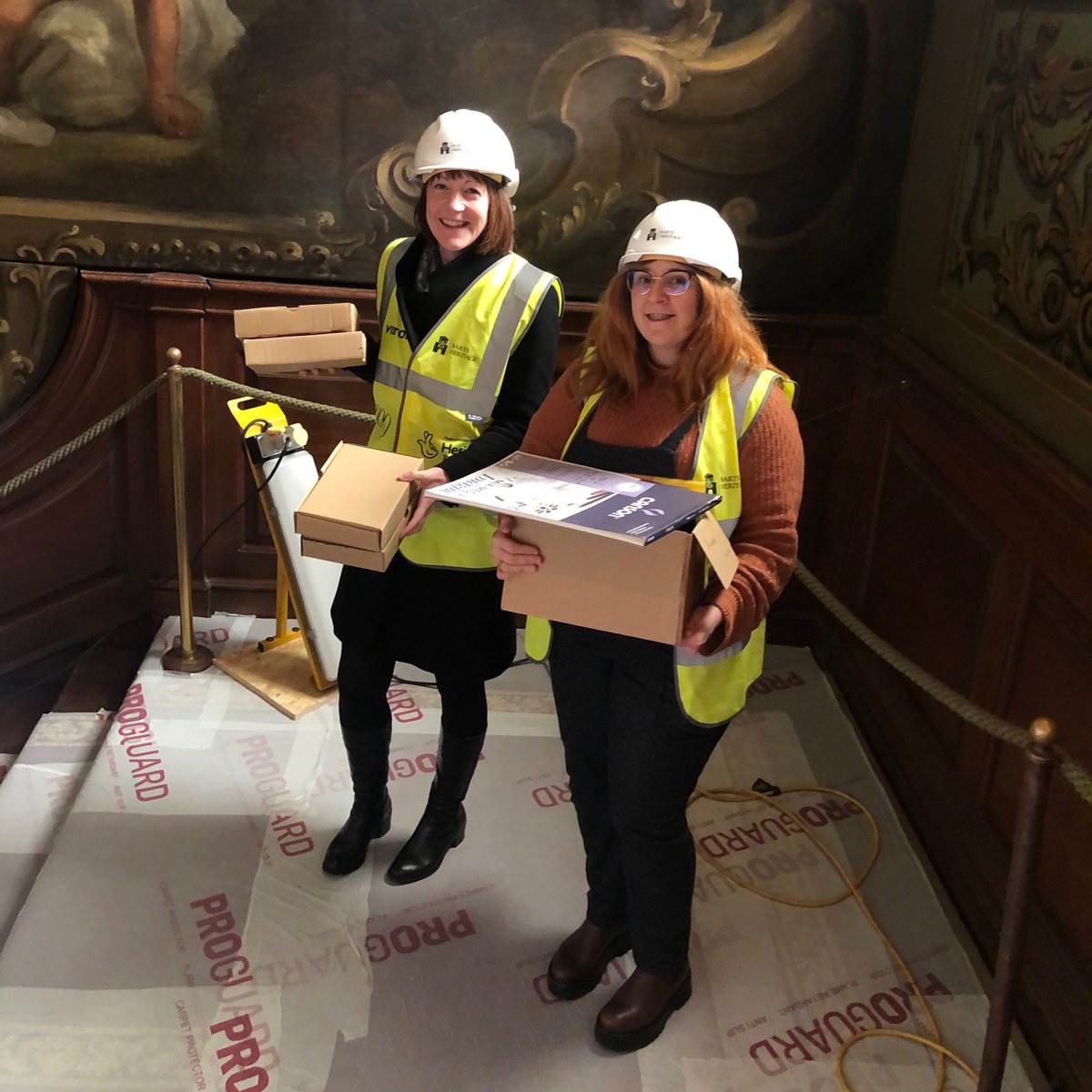 A very warm welcome to Engagement Manager, Caroline Hamson and Research Associate, Kate So - the newest members of the growing @BartsHeritage team. Their first challenge is to develop our public conservation tours, due to start in June. Watch this space! #sharinghistoricbarts