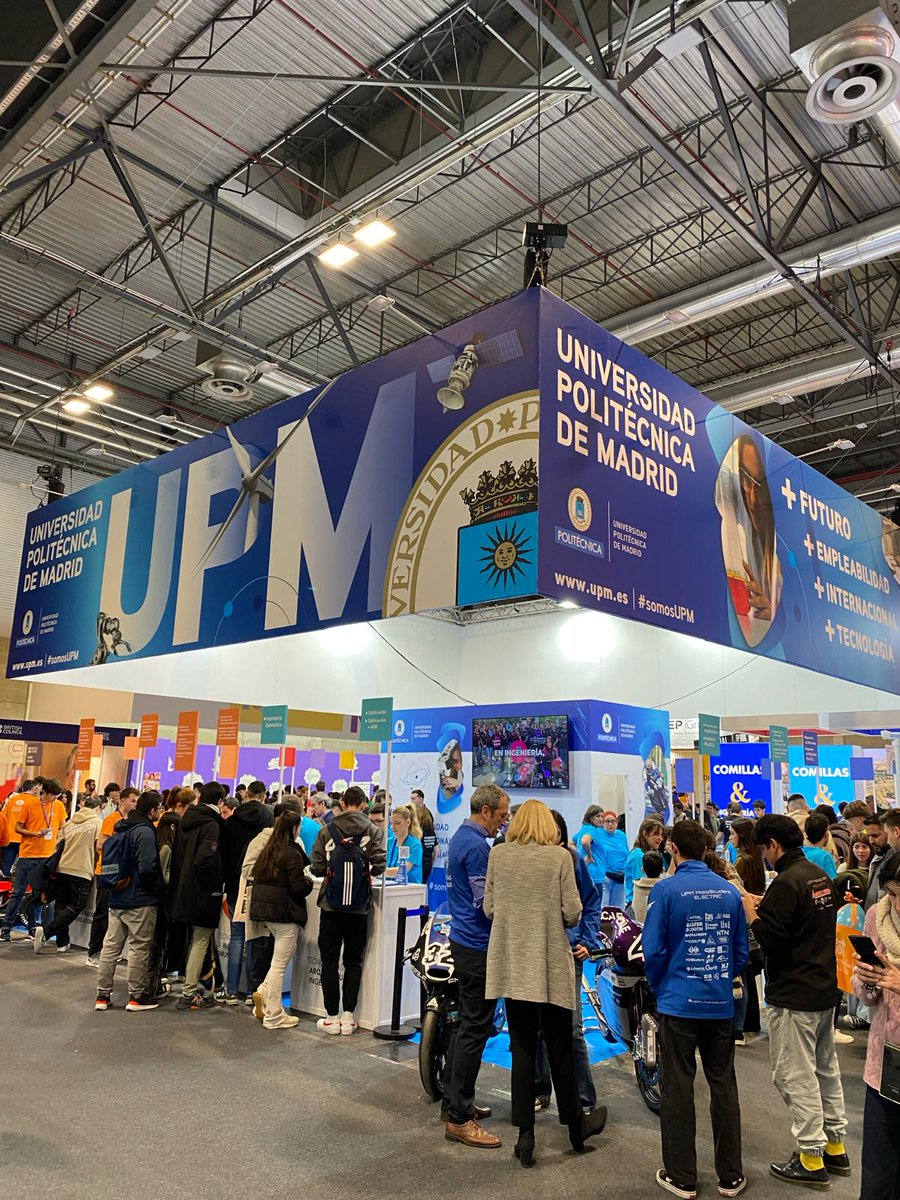 Así se está viviendo <a href="/FeriaAula/">AULA</a> desde nuestro stand.
Hasta el 10 de marzo puedes venir a conocernos.
!Os esperamos en <a href="/IFEMA/">IFEMA MADRID</a> !
#somosupm #nosoloingenieria #futurosupm
