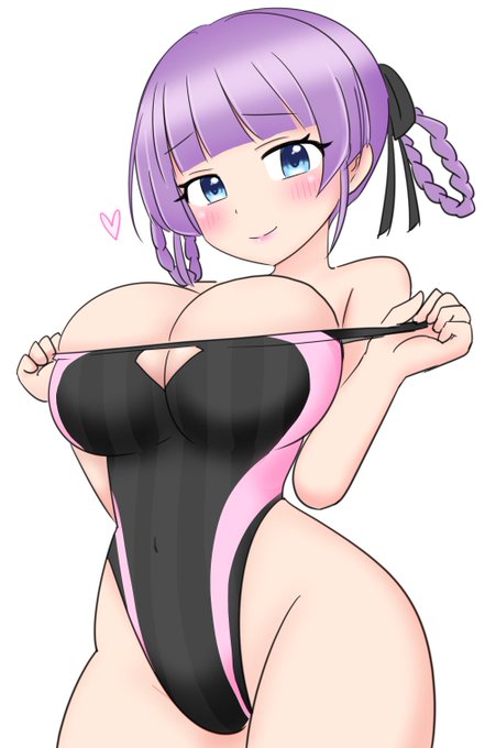 競泳っぽい水着で運動しましょ♡ 