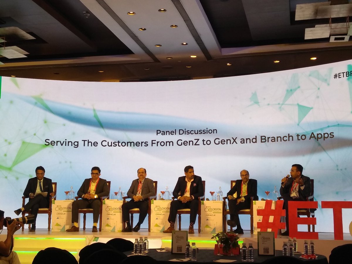 nitin1307's tweet image. #ETBFSICIOCONCLAVE  Panel discussion serving the customers from GenZ and Gen X &amp;amp; Branch to apps moderated by Amol Dethe