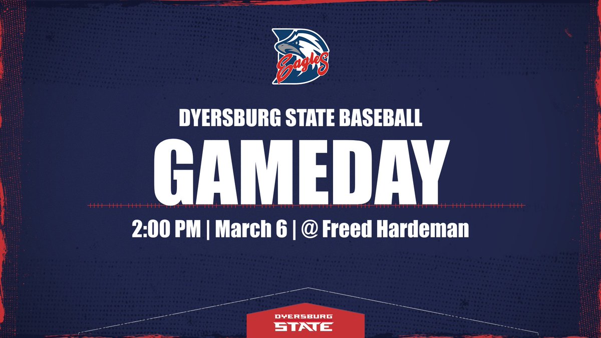 DSCCBaseball's tweet photo. ‼️ GAME DAY ‼️
🆚: Freed Hardeman
⌚️: 2:00 PM
📍: Henderson, TN
🏟: Five Wells Field
📊: https://t.co/1ejGDcIucW
#WhereChampionsPlay⚾️
#DSTATE
#BurgBoys https://t.co/4WovI5cf7i