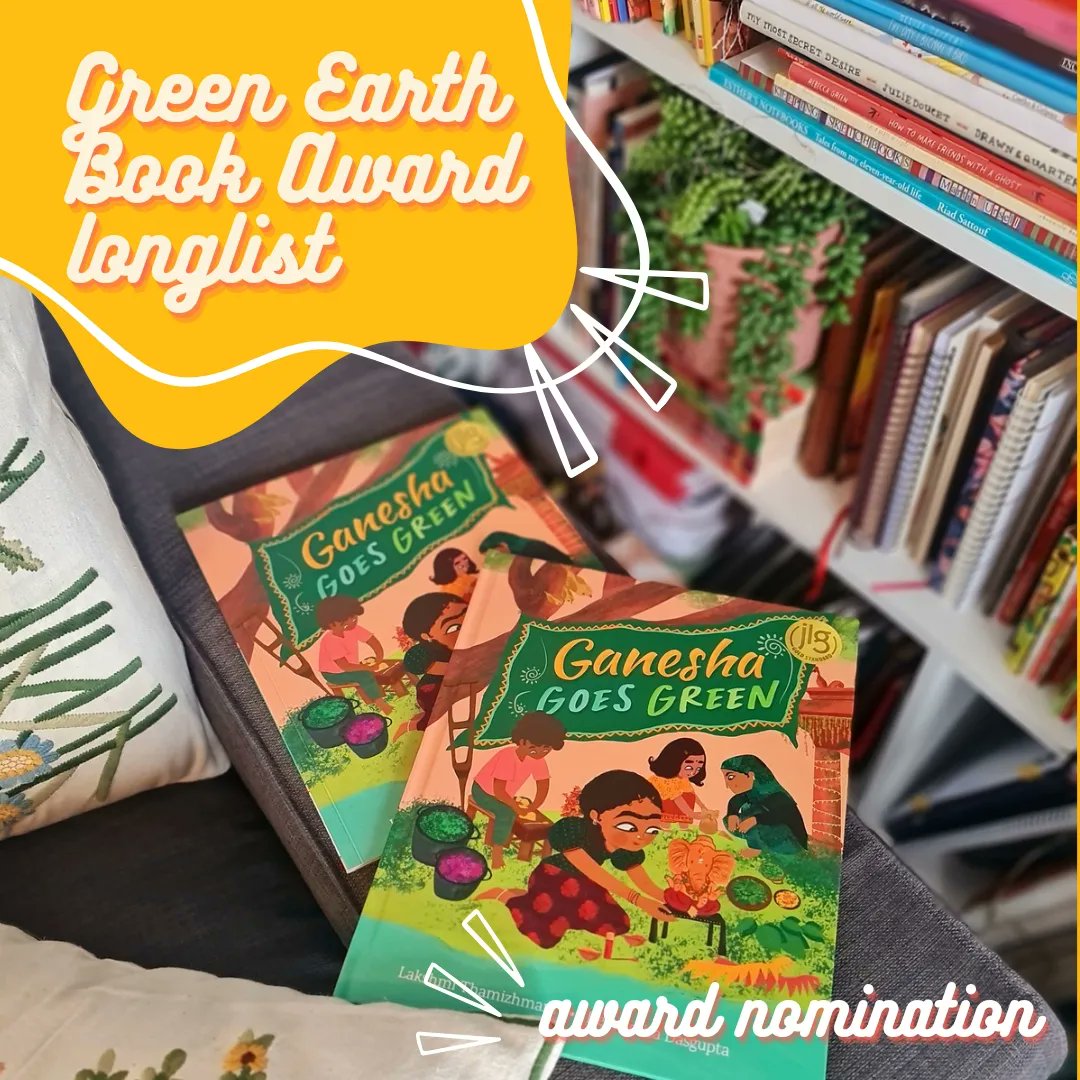 We're longlisted for the 2024 #GREENEARTHBOOKAWARD!! Awarded by the Nature Generation, this honor celebrates stories that inspire #environmentalstewardship in children and young adults. @thamizh_lakshmi @BarefootBooks @TheNatGen