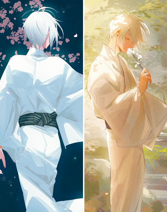 「male focus yukata」 illustration images(Latest)