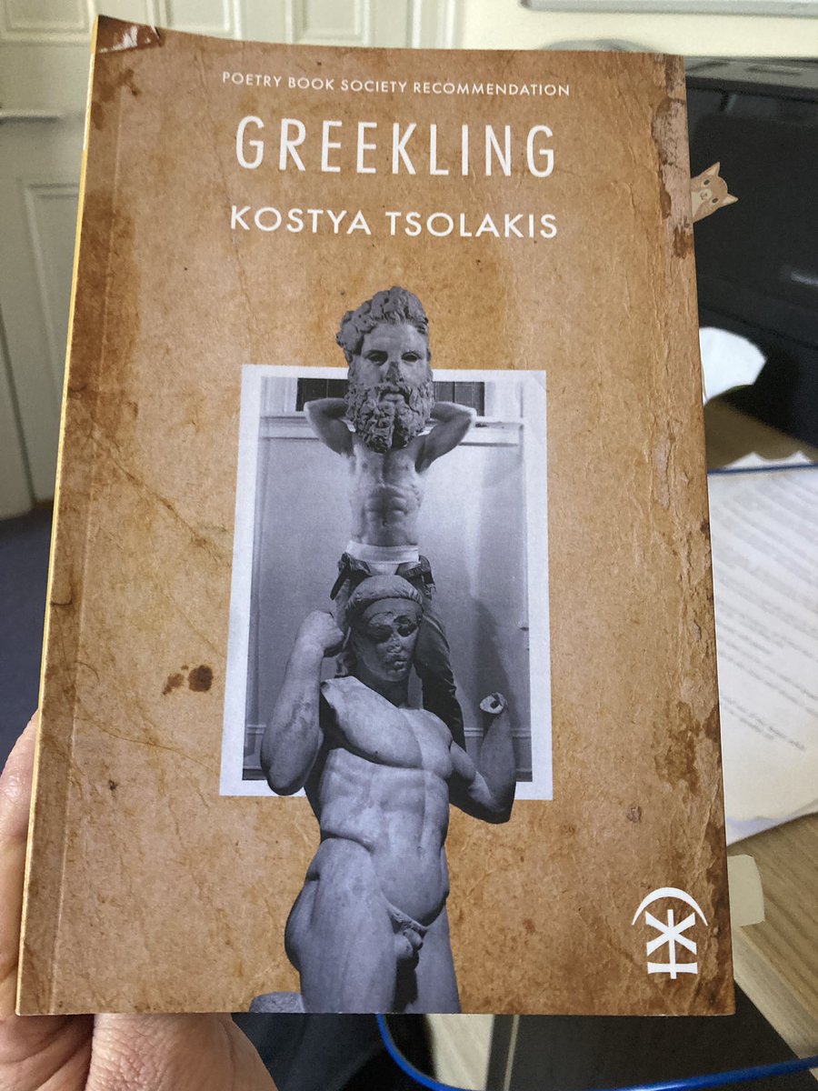 Today’s reading pleasure: @KostyaTsolakis Greekling (@NineArchesPress , 2023)