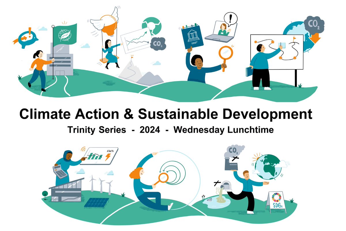 I invite you to join us for this free 'In Discussion with...' ‘Climate Action & Sustainable Development’ series taking place on Wednesday lunchtimes 1-2pm. For more details and to register, starting with 'Climate and Health' next week 13 March, visit tcd.ie/engineering/we…