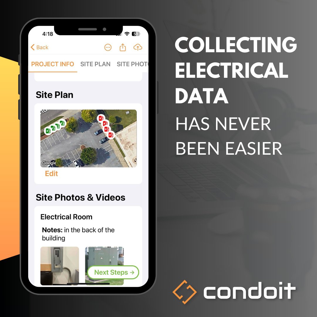 Condoit simplifies site assessments and reporting with customizable markup tools and flexible design. Site data is stored in the cloud so you can edit and access it anytime, anywhere. Find out more >> bit.ly/3TnMx7b