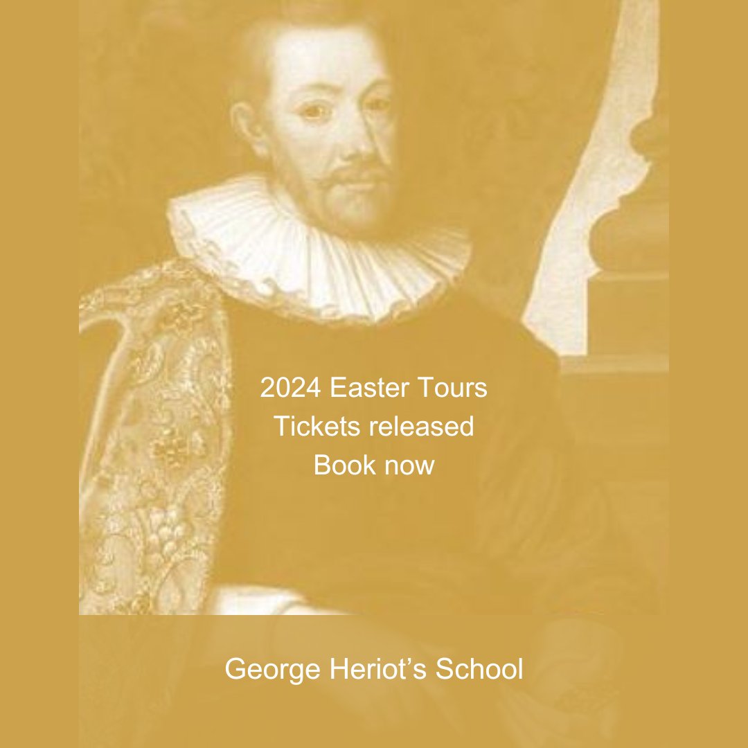 George_Heriots's tweet image. A rare opportunity to see an outstanding example of Scottish Renaissance architecture while learning about George Heriot, Edinburgh’s famous Jeweller and philanthropist and the 400-year legacy he inspired of ‘Distributing Chearfullie.’

ow.ly/HH0Z50QJS1a

#weareheriots