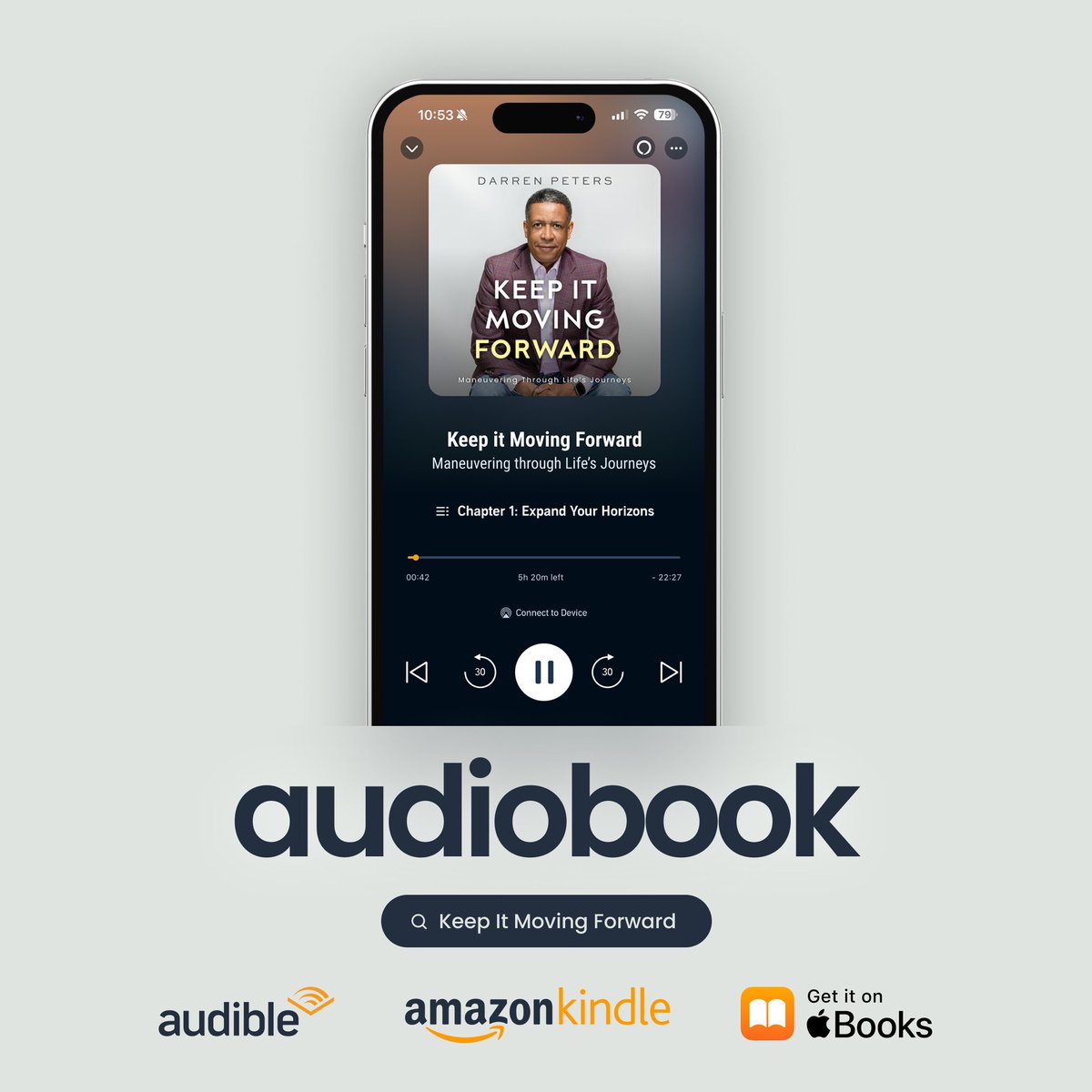 🎉 Exciting News! 🎉  'Keep it Moving Forward' is now an audiobook! 📚✨ Enjoy the empowering journey anytime, anywhere! Find it on iTunes, Audible, and Amazon Kindle.  #KeepItMovingForward #AudiobookRelease #EmpowermentJourney #KIMF