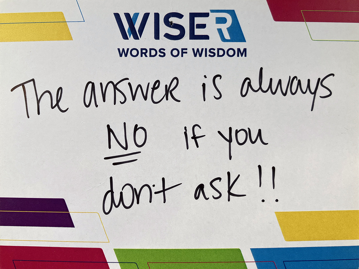 wiseworks's tweet photo. WISE/R Wednesday: Words of Wisdom from WISE/R Symposium. #WISEworks #WISERwed #GetWISER2023 https://t.co/EsoOH8uAVK https://t.co/4Uv8tzpyE5