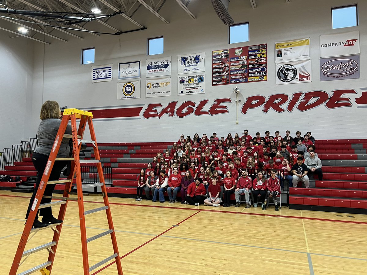 Our little Eagles are all grown up!!! Senior Class picture day! See Mrs. Hull for ordering information. <a href="/GenevaSchools1/">@GenevaSchools</a>