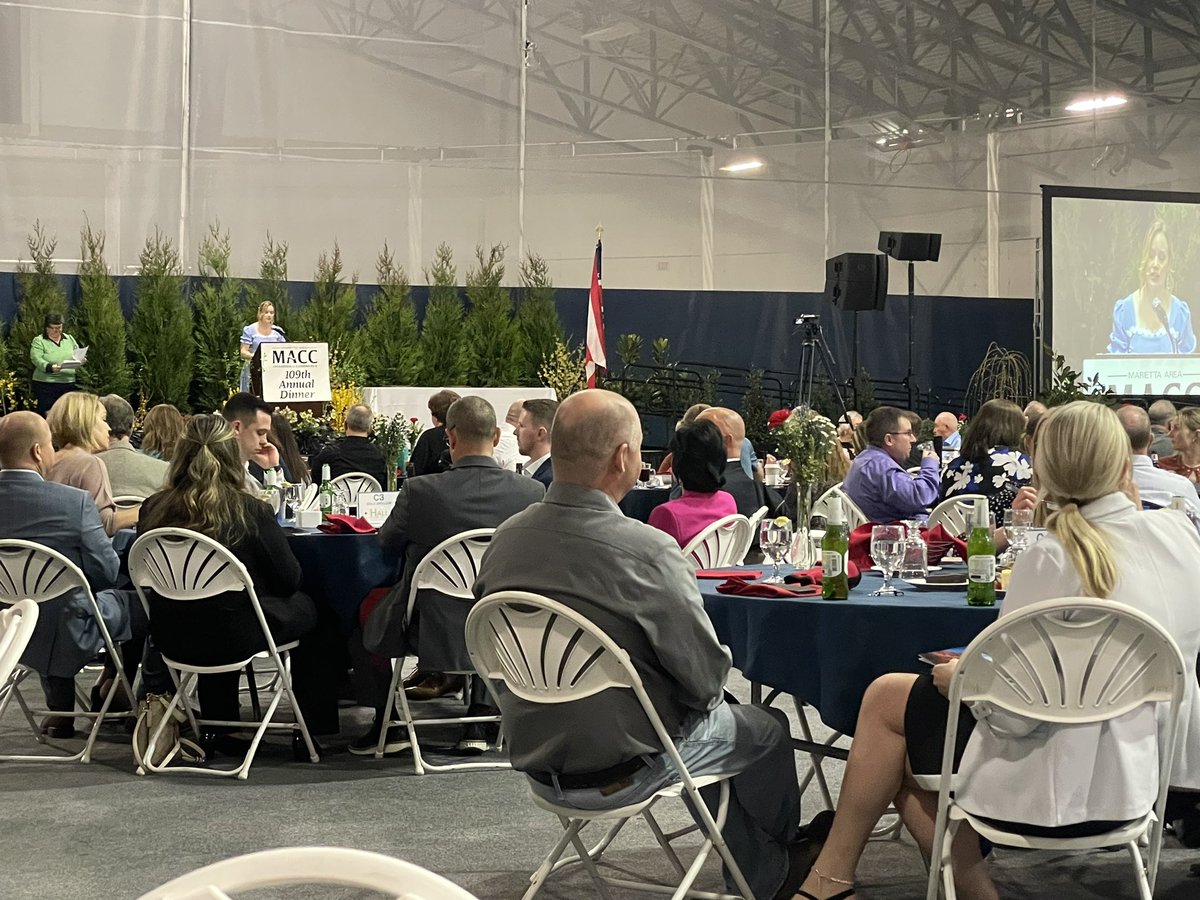 PickeringUSA's tweet photo. Attended the MACC Annual Dinner where guest speaker Kerry Sanders discussed his personal perspectives of the future of media. #pickeringusa #communitydevelopment #CommunityEngagement https://t.co/1tikVRQ41l
