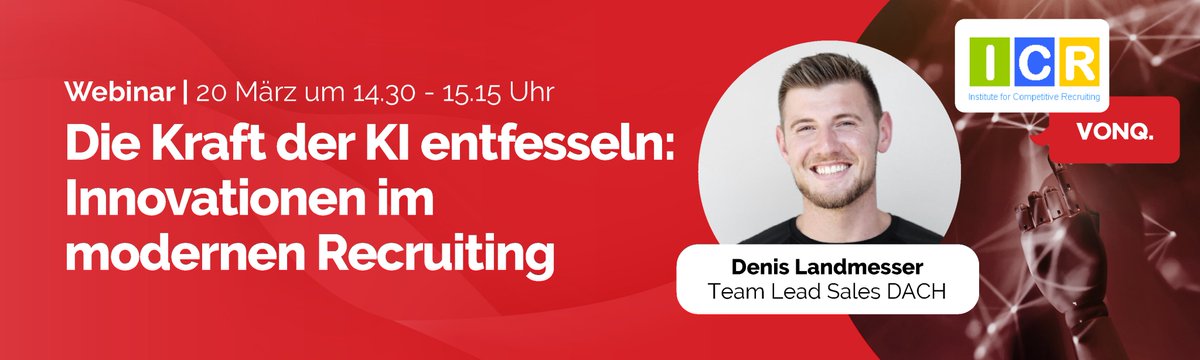 Stellen Sie sich vor, Sie hätten einen virtuellen Recruiter, dem Sie nur zu sagen bräuchten: „Suche mir 10 passende Kandidaten für meine Vakanz als XYZ in Hamburg“ …und er „läuft“ los. Sichern Sie sich jetzt Ihr Ticket 👉eventbrite.de/e/recruiting-t…