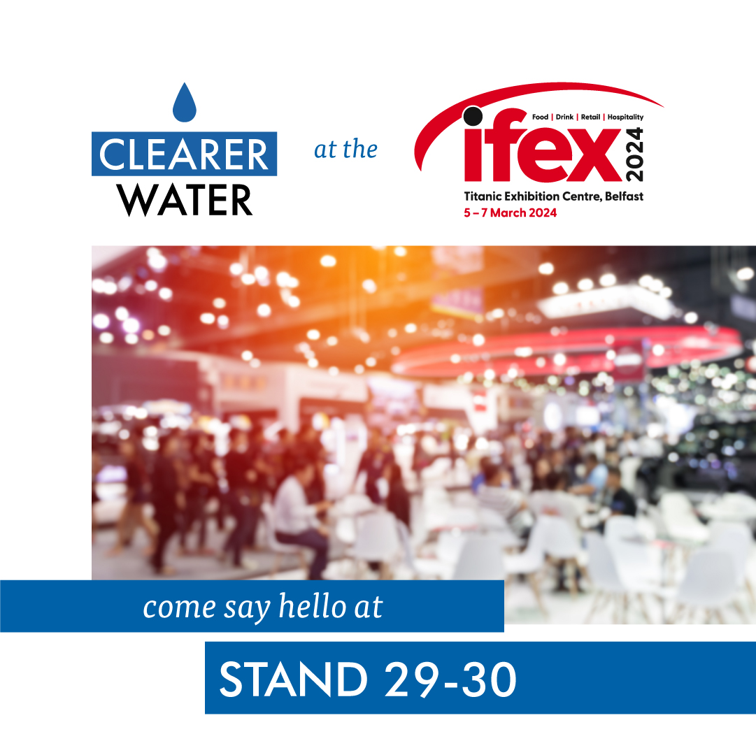 Day 2 at IFEX 2024 – come along and sample the #WaterThatHelpsPeople #IFEX24 #ClearerWater