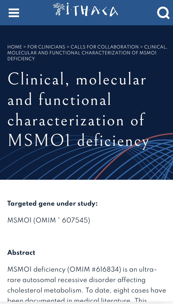 Call for collaboration on #MSMO1 deficiency. Please contact us if you have patients with homozygous/biallelic variants @SofiaDouzgou @KakhaBregvadze @GunnarHouge @ERNIthaca ern-ithaca.eu/for-clinicians…
