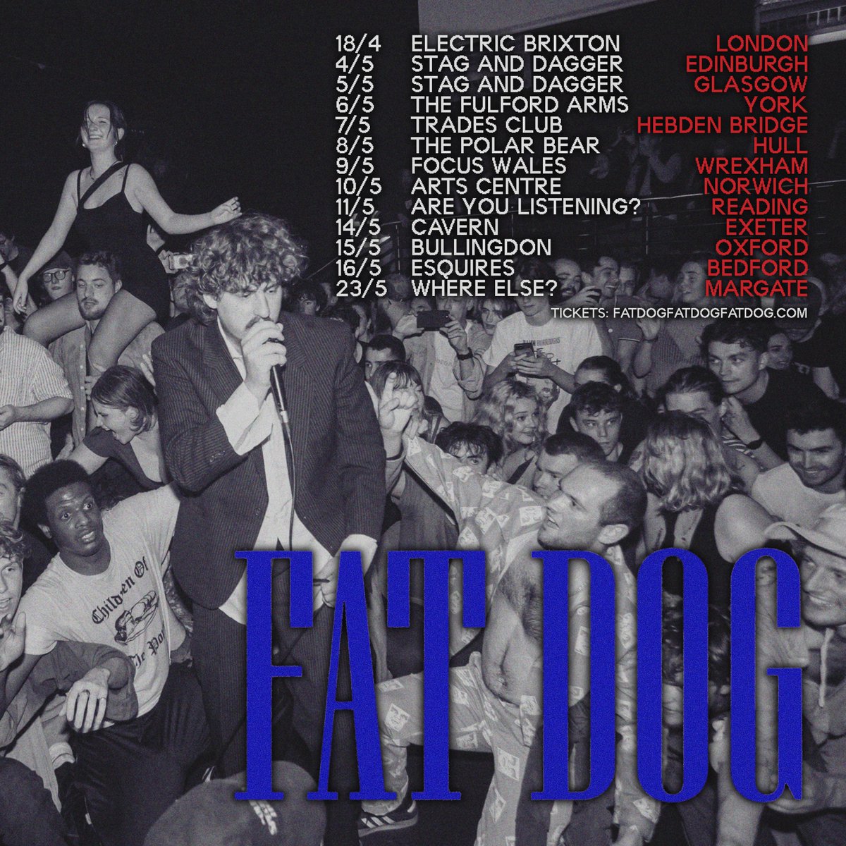 WOOF WOOF. MAY UK TOUR ON SALE NOW: fatdogfatdogfatdog.com/#tour
