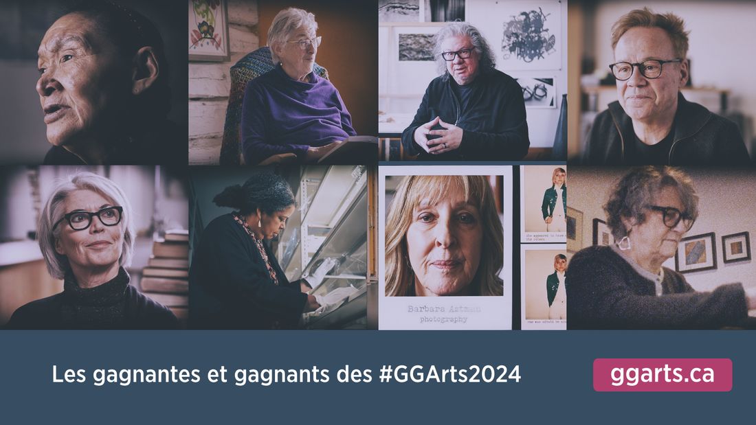 Conseilartscan's tweet photo. 🎉 Voici les gagnantes et gagnants des prix #GGArts2024! 

Joignez-vous à nous pour féliciter et célébrer Louise Lemieux Bérubé, Michelle Jacques, Shuvinai Ashoona, Barbara Astman, Marjorie Beaucage, Dominique Blain, Don Ritter, et Greg Staats!
https://t.co/9OVIJYk1I0 #GGArts https://t.co/V2d7urrl6w