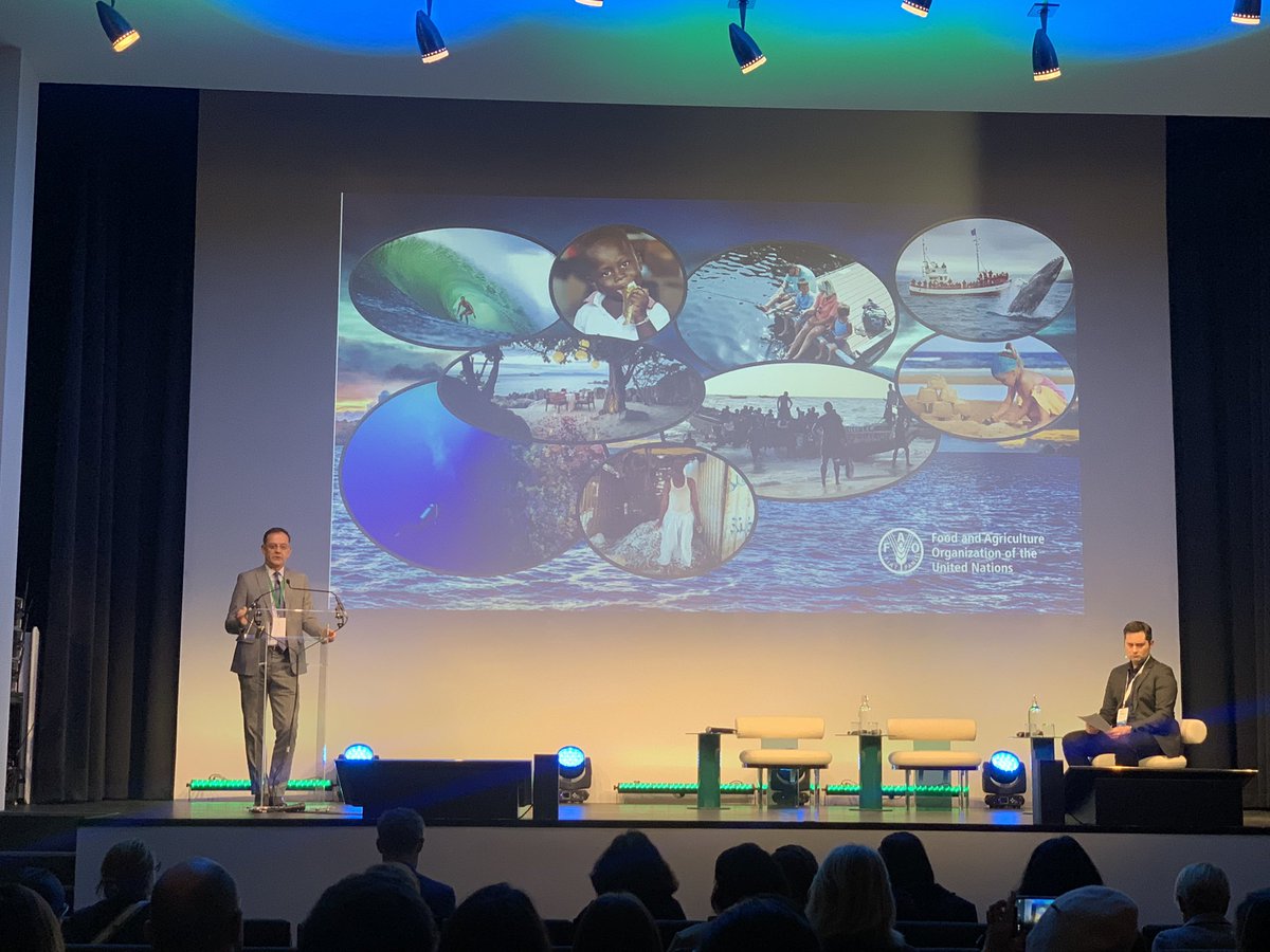 Food from the #ocean gives food for thought in @Manu_FAO’s keynote at #EuropeanOceanDays event on Future of Europe’s Seas - how to deal with climate disruption, inequality, and intolerance while addressing ecological & social sustainability. #EUOceanDays @FAO #EUbluedeal