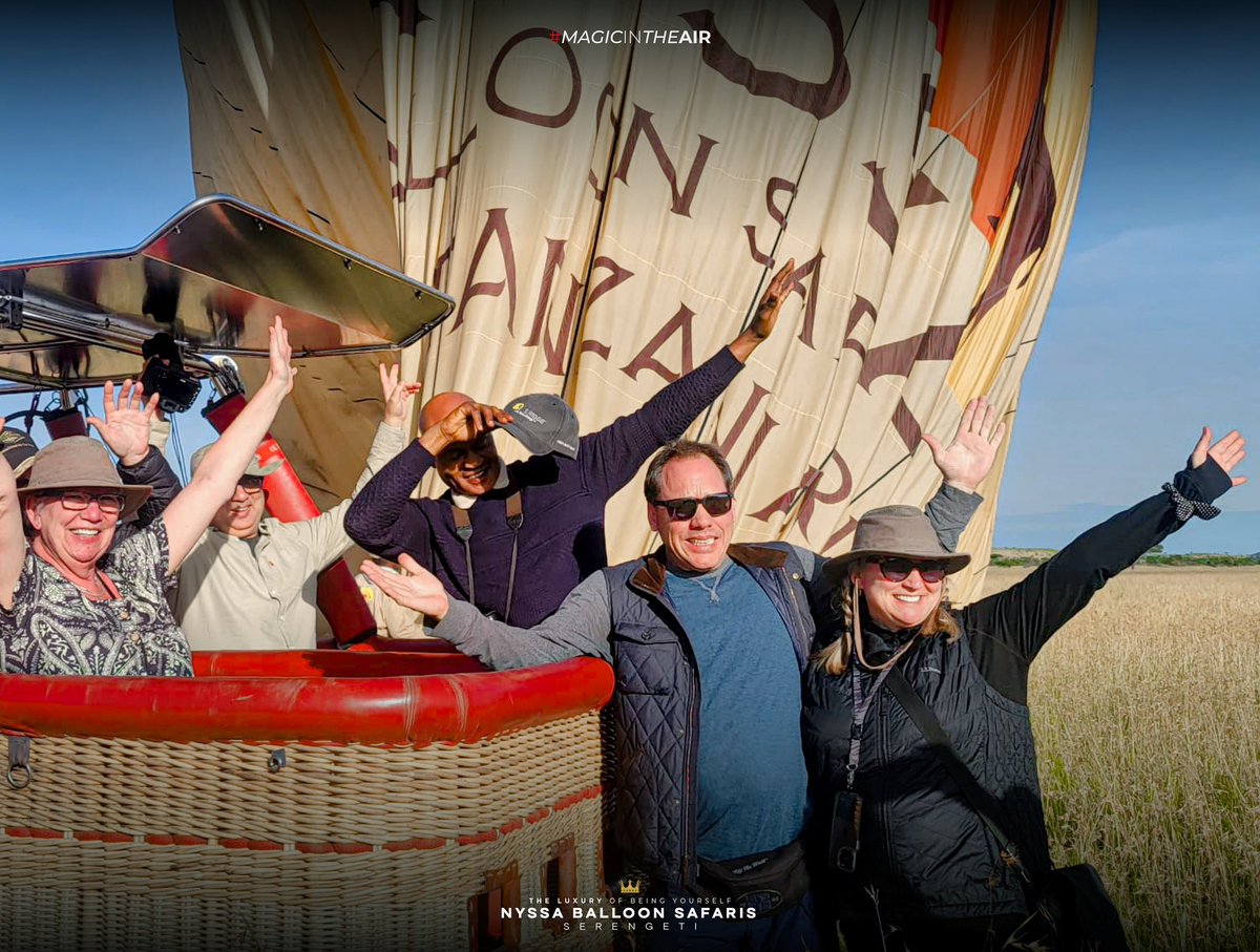 Touchdown in Serengeti: Where every hand reaches for the sky 

📍Serengeti National Park

serengeti.com | nyssaballoonsafaris.com