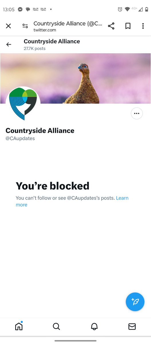 Oh no  I'm blocked. I was trying to find out where to get some Charlie in the Cottesmore area now the local dealer is out of the game. 
#countrysidealliance  #liars  #trailhuntlies