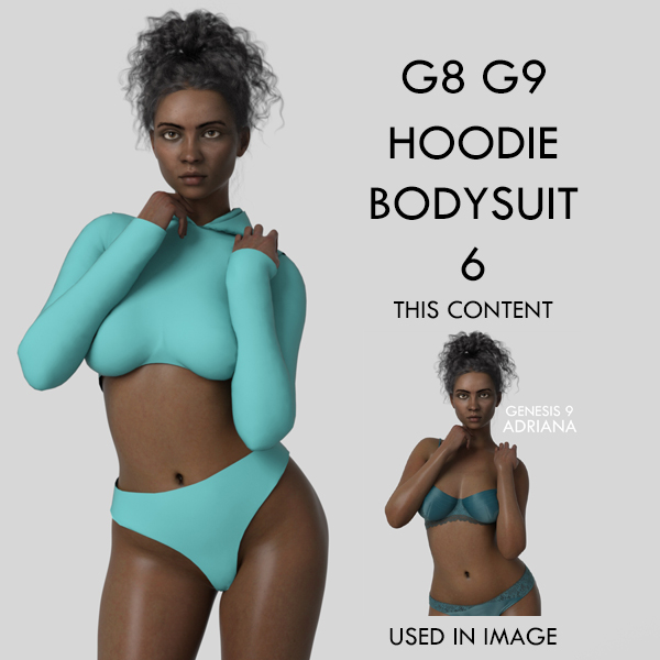 FREE Hoodie Bodysuit 6 for Genesis 8 Female and Genesis 9 for DAZ Studio most-digital-creations.com/freestuff.htm

#free #hot #outfit #clothing #outfit #fashion #genesis9 #genesis3female #genesis8female #daz3d #dazstudio #bodysuit