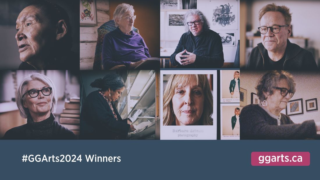 CanadaCouncil's tweet photo. 🎉 Here are the winners of the #GGArts2024 Awards: Please join in congratulating and celebrating Louise Lemieux Bérubé, Michelle Jacques, Shuvinai Ashoona, Barbara Astman, Marjorie Beaucage, Dominique Blain, Don Ritter, and Greg Staats!
https://t.co/NhG4ocyQcf #GGArts https://t.co/tH6OwJGvXJ