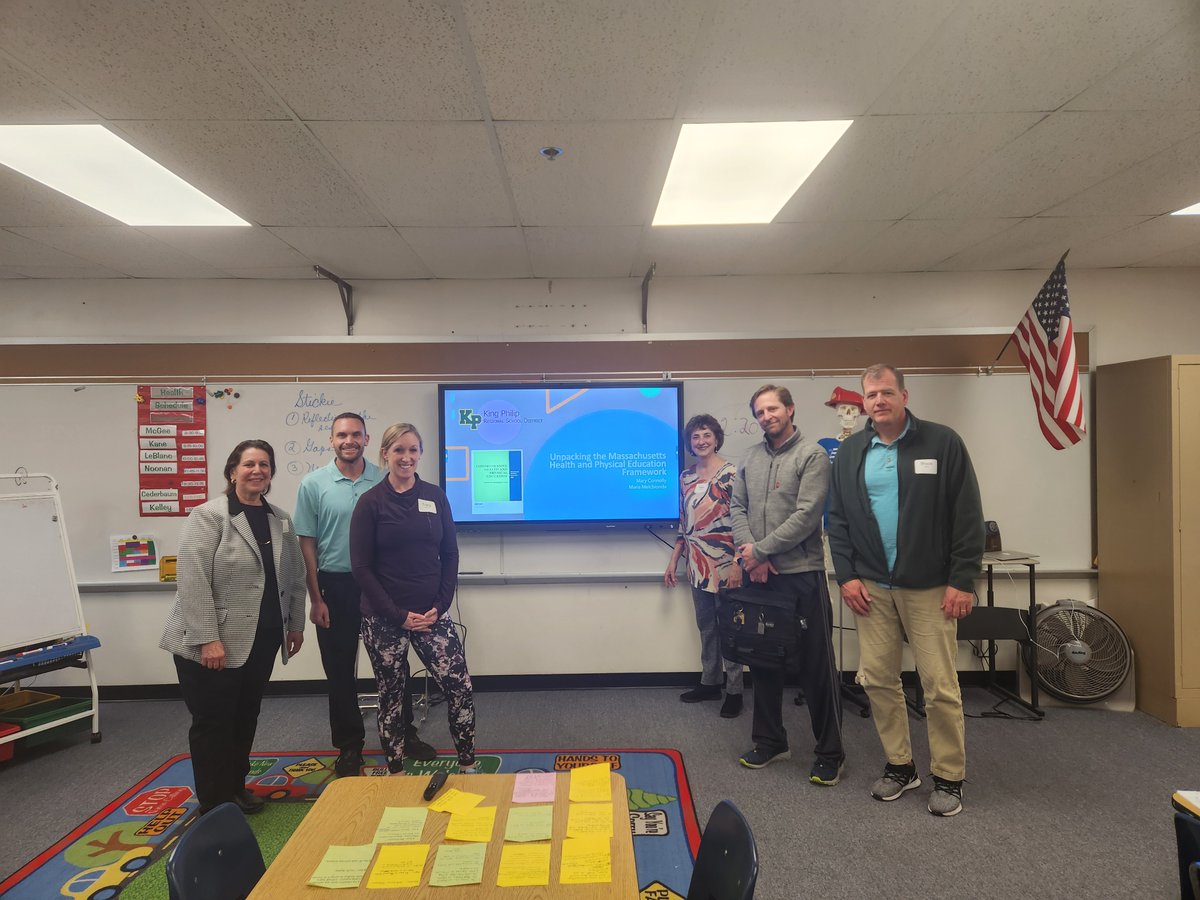King Philip Regional School District hosted, "Unpacking the MA Health and Physical Education Framework." Maria Melchionda (MAHPERD) and Mary Connolly (Cambridge College) facilitated the session. It was our pleasure to work with dedicated, and talented staff and administrators!