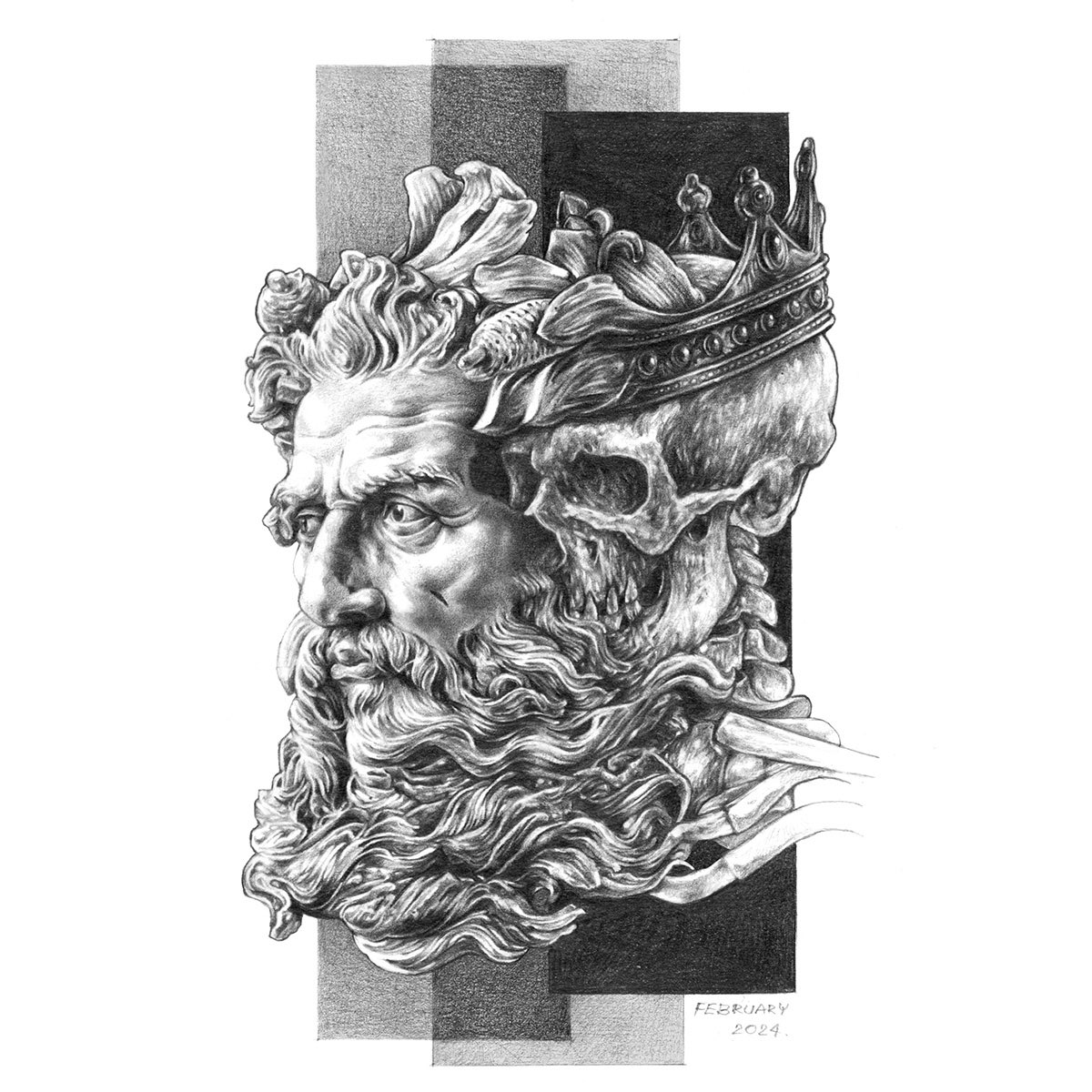 I drawing 
#drawing  #sketchbook #still #life #skull #skullart #portrait #anatomy #figure #figuredrawing #king
#figureskating #pencil #pencildrawing #tattoo #flashtattoo #backwork #backandgrey #backandgreytattoo
#nftcollector #nftnews #nft2024