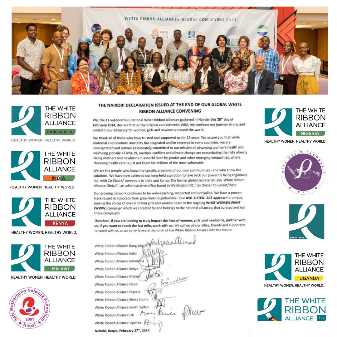 White Ribbon Alliance tweet media