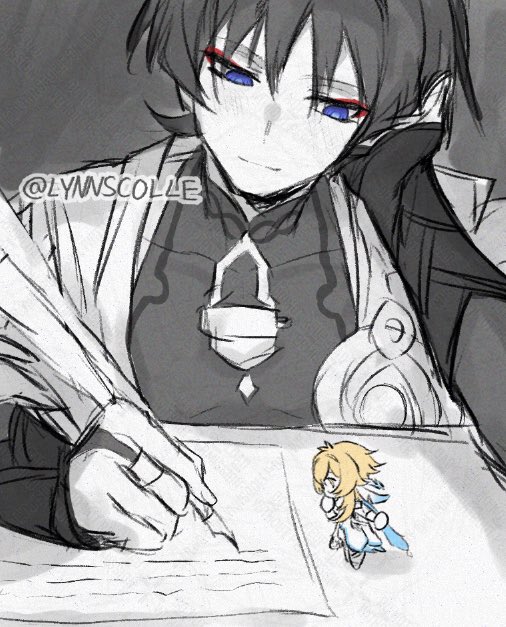 Wanderer and his little study-buddy Lumini

Wanlumi / Scaralumi / 放蛍