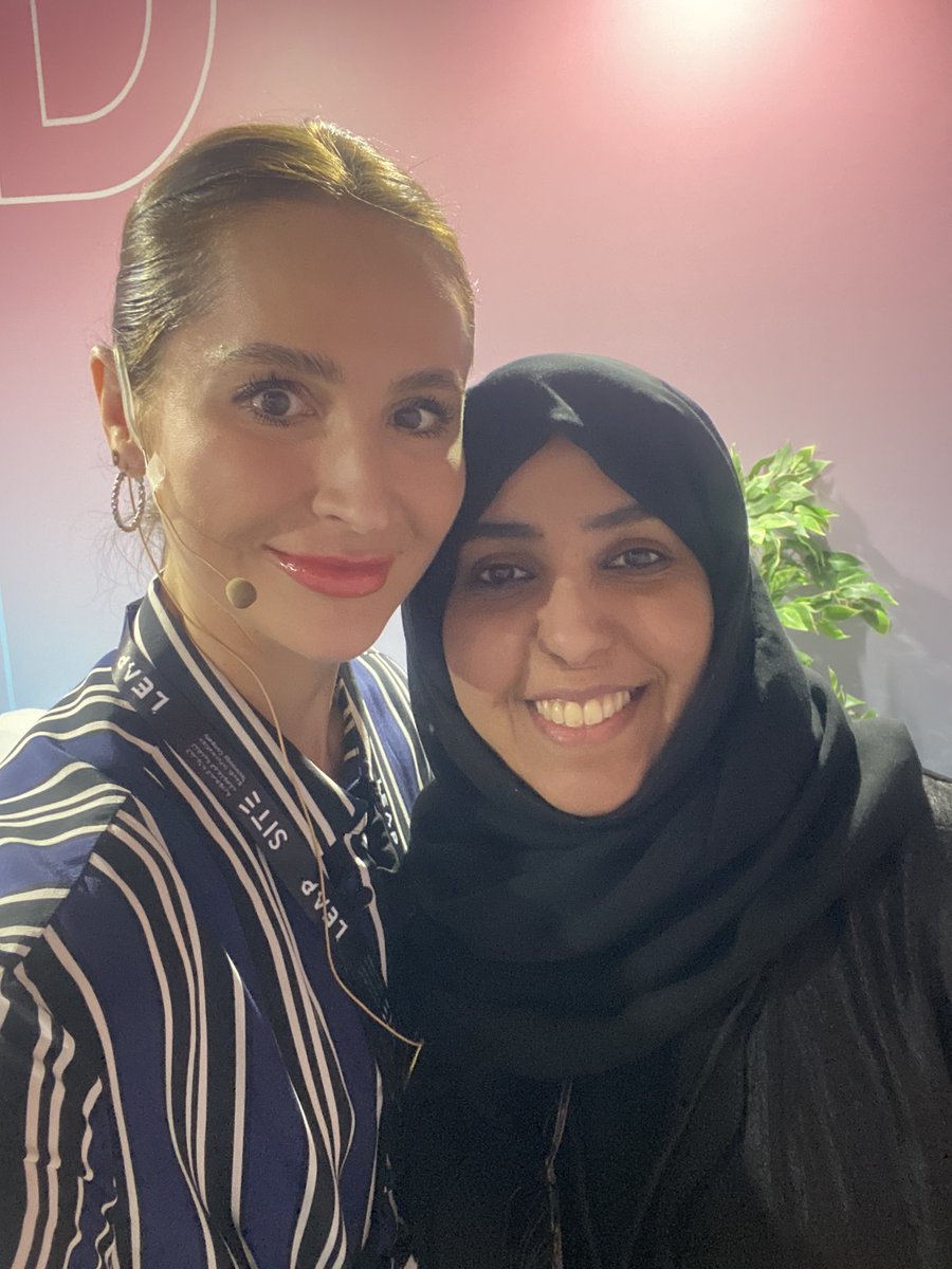 It was a joy interviewing <a href="/areebsa/">Areeb Alowisheq</a> a leader <a href="/SDAIA_SA/">SDAIA</a> on natural language understanding, NLMs &amp; Saudi Arabia’s momentum driving these models at scale. Areeb is a mother, scholar, leader who inspired me so much! I’ve met so many amazing Saudi women <a href="/LEAPandInnovate/">LEAP</a> <a href="/deepfestai/">DeepFest</a>