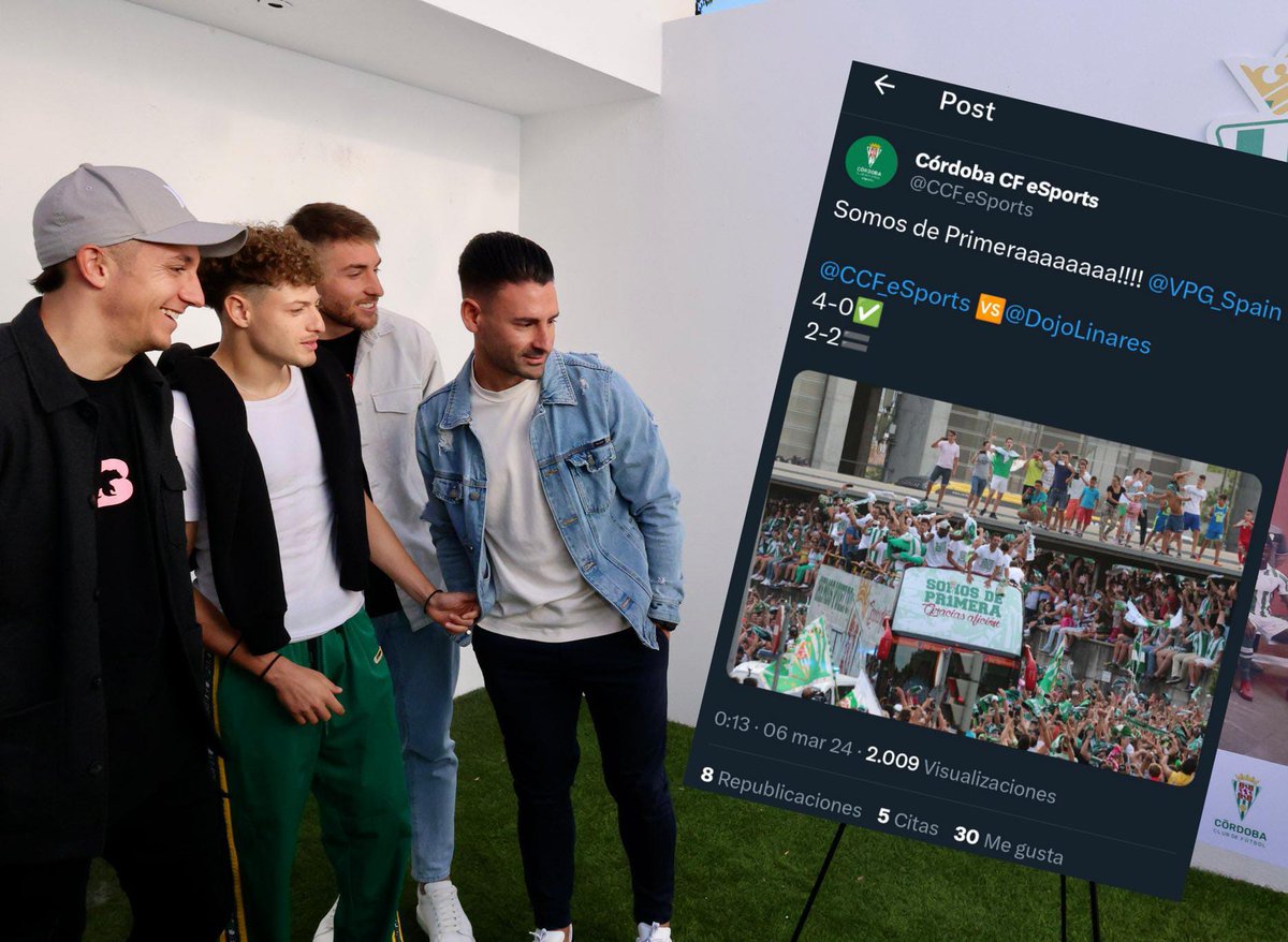 ‼️Ojo que tenemos las primeras reacciones de los jugadores del <a href="/CordobaCF_ofi/">Córdoba CF</a> a nuestro histórico ascenso a 1a <a href="/VPG_Spain/">Virtual Pro Gaming España</a> .‼️

<a href="/kikemarquez_10/">Kike Márquez 🚜 7️⃣</a> <a href="/antoniocasas_9/">Antonio Casas</a> <a href="/Mbd99Simo/">Simo Bouzaidi</a> #carracedo