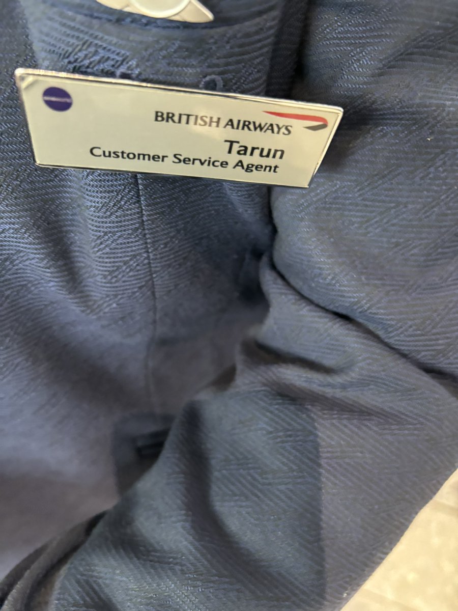 During the most chaotic flight connection <a href="/HeathrowAirport/">Heathrow Airport</a> today <a href="/British_Airways/">British Airways</a> made many mistakes. These were all forgotten when one amazing individual named Tarun went totally above and beyond to retrieve my iPhone which was left on the Connections desk at T5. Thanks Tarun!