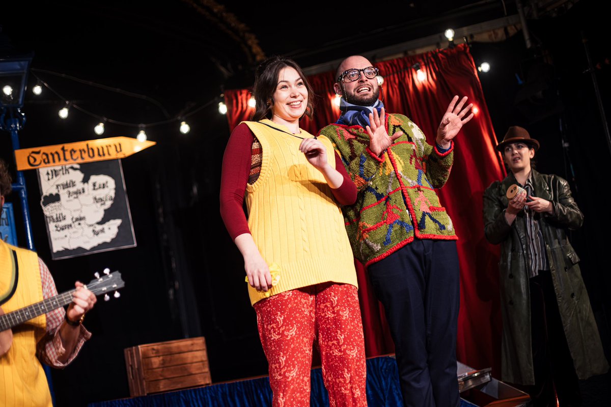 Half Cut Theatre (@cuttheatre) on Twitter photo What an amazing two weeks we’ve had, kicking off our tour of The Canterbury Tales! Venues have included 3 SOLD OUT days at <a href="/NewWimbStudio/">Studio at New Wimbledon Theatre</a> and, last night, the beautiful <a href="/TheatreRoyalBSE/">Theatre Royal Bury St Edmunds</a>. Oh, and a 4⭐️ review (sardinesmagazine.co.uk/review/the-can…)
Come see us!
👩🏼🎨<a href="/ItsHazelMcI/">Hazel McIntosh</a>
📸<a href="/_he_photo/">Harry Elletson Photography</a> What an amazing two weeks we’ve had, kicking off our tour of The Canterbury Tales! Venues have included 3 SOLD OUT days at <a href="/NewWimbStudio/">Studio at New Wimbledon Theatre</a> and, last night, the beautiful <a href="/TheatreRoyalBSE/">Theatre Royal Bury St Edmunds</a>. Oh, and a 4⭐️ review (sardinesmagazine.co.uk/review/the-can…)
Come see us!
👩🏼🎨<a href="/ItsHazelMcI/">Hazel McIntosh</a>
📸<a href="/_he_photo/">Harry Elletson Photography</a>