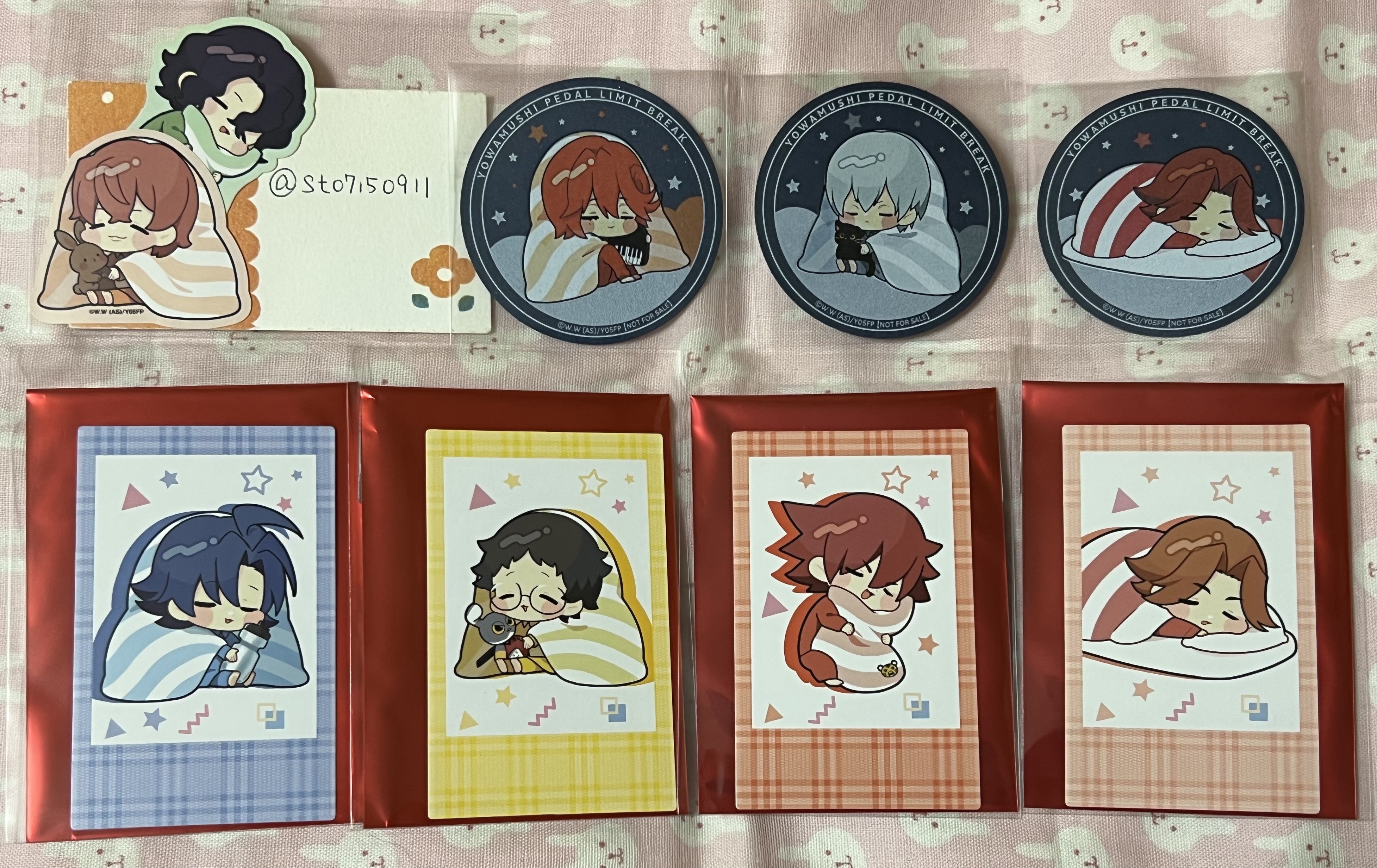 弱虫ペダル ゆびきり 缶バッジ・特典 青八木セット 弱虫ペダル