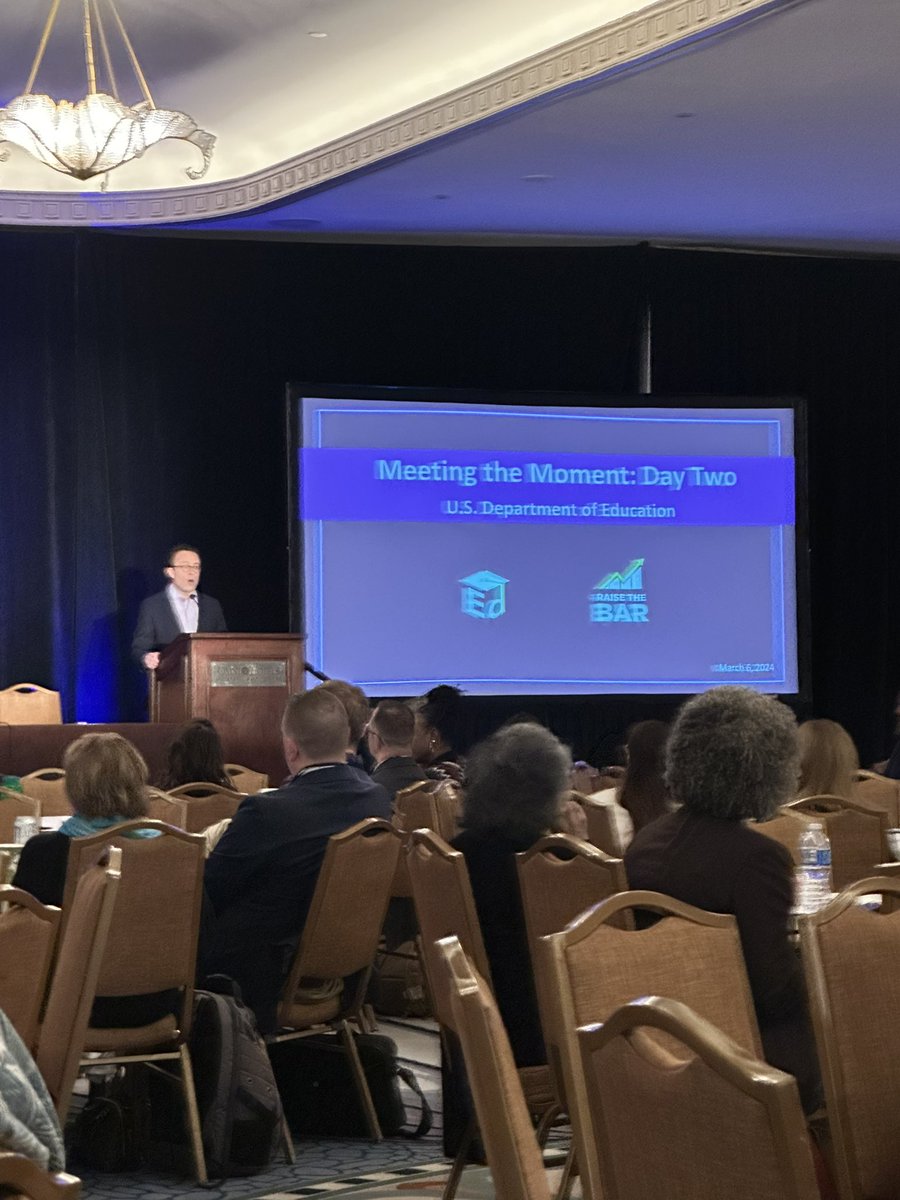 Day 2 at @NatCompCenter’s #MeetingTheMoment. Today we’ll get the chance to connect with yesterday’s presenters and discuss, in depth, what SEAs are doing to innovate and enhance supports for student success